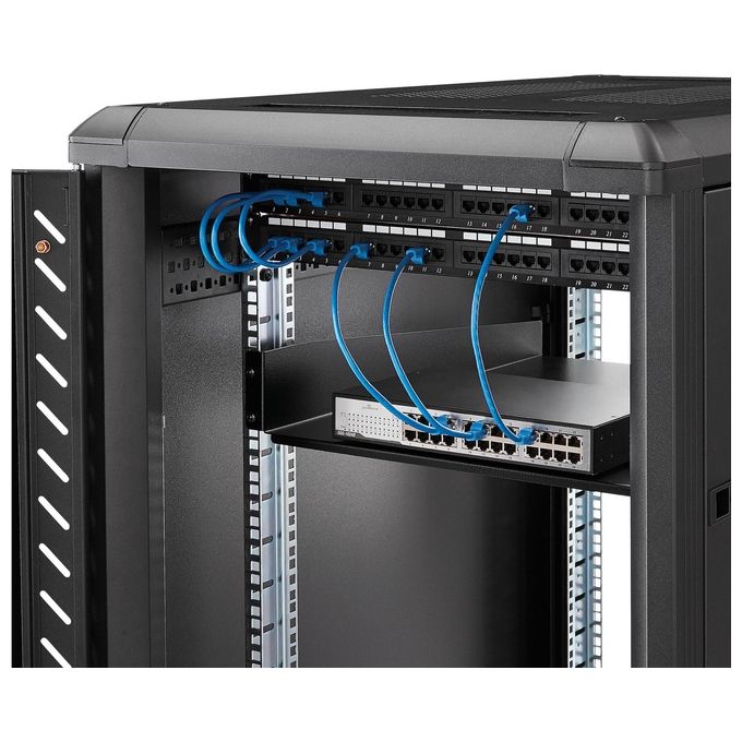 StarTech Ripiano per montaggio a rack fisso profondita' 22 2U - 22 kg