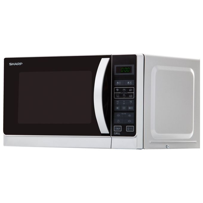 Sharp R742INW Forno a microonde combinato 25 L 900 W grill al quarzo 1000 W 8 programmi Classe A colore Argento