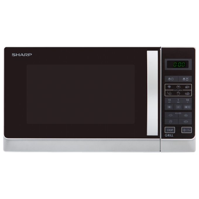 Sharp R742INW Forno a microonde combinato 25 L 900 W grill al quarzo 1000 W 8 programmi Classe A colore Argento