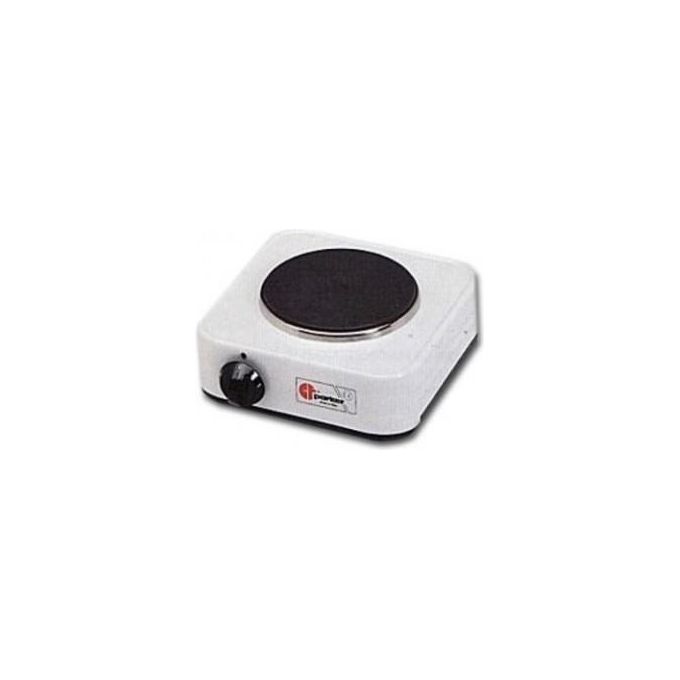 CF Parker 5318P Fornello Elettrico 1 Piastra in Ghisa 1000W 2,3 Kg colore Bianco