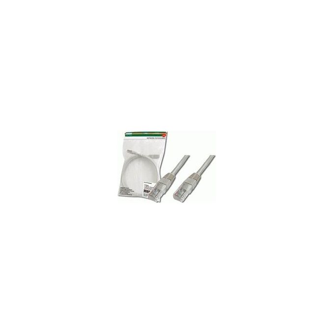 Digitus cavo rete utp cat. 5e non schermato - lunghezza mt. 1 - in polybag per espositore