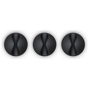 Bluelounge CableDrop Gestione Cavi da Scrivania 6 Pezzi Pack Nero