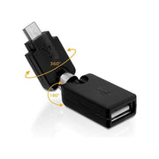 Link Adattatore Ruotabile Usb a Femmina, Micro Usb Maschio