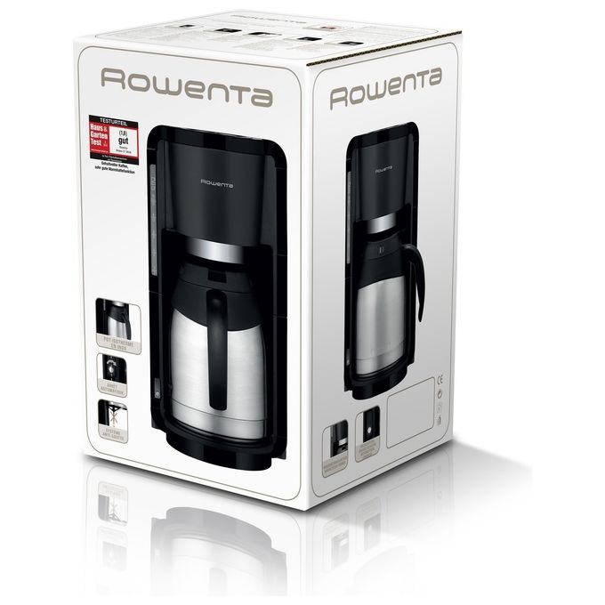 Rowenta CT3818 Macchina da caffe' con Filtro Automatica 1,25 L 15 Tazze 850 W Anti-gocciolamento colore Nero Argento