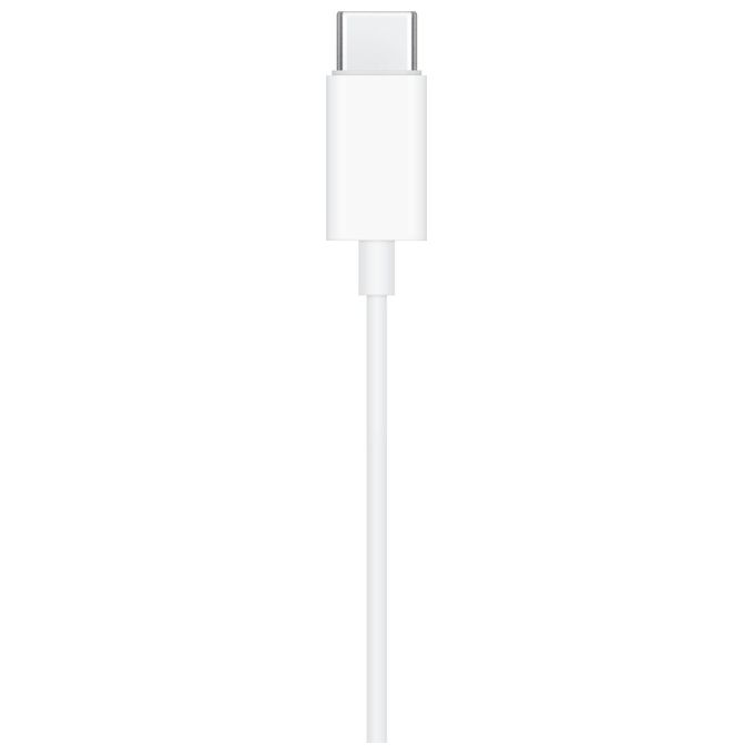 Apple, Auricolari EarPods, USB-C, In-ear, Musica e Chiamate, Bianco