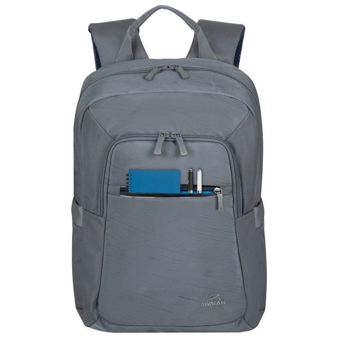 RivaCase 7523 GREY Alpendorf Zaino per laptop 13.3-14 pollici in materiale ecologico RPET colore Grigio