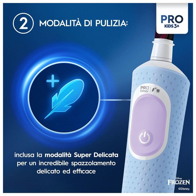 Oral-B 8006540773178 Vitality Pro Spazzolino elettrico Rotante-oscillante 2 modalita' Timer integrato colore Nero Grigio