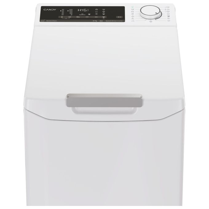 Candy TCA264TM5-S ProWash 500 Lavatrice Caricamento dall'alto 6 Kg 1200 rpm Classe A Inverter Wi-Fi (86x41x60 cm) colore Bianco