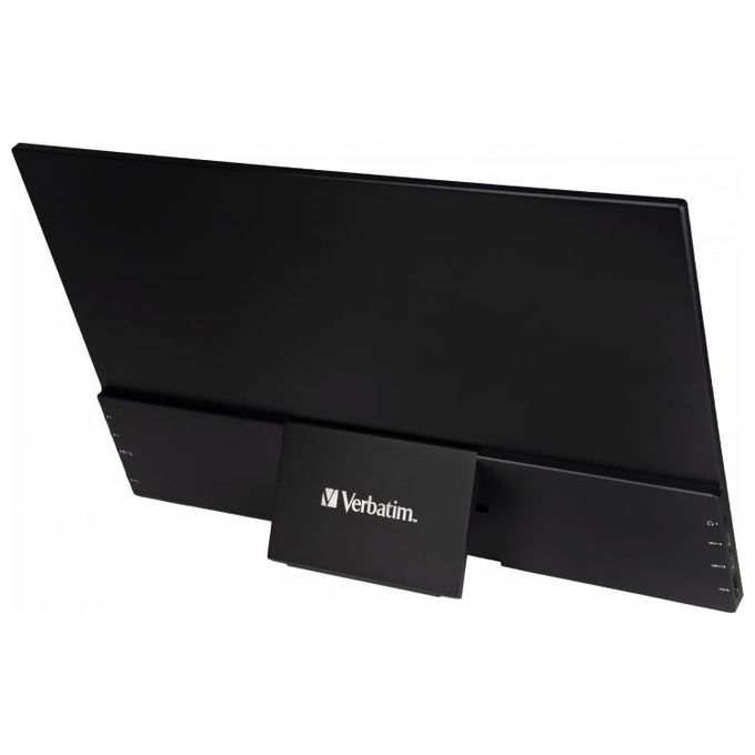Verbatim PMT-15 Monitor Portatile Touch 15,6'' Full HD 1080p IPS Touchscreen 10 punti USB-C HDMI colore Nero
