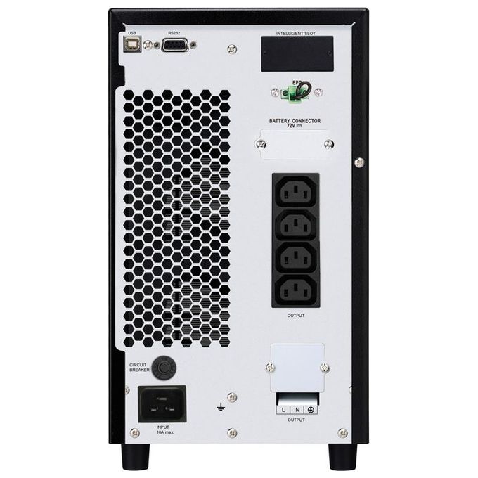Tecnoware FGCEDP3602IEC EVO DSP Plus Gruppo di Continuita' UPS Online 3600 VA 3240 W Doppia Conversione USB RS232 Bypass Automatico