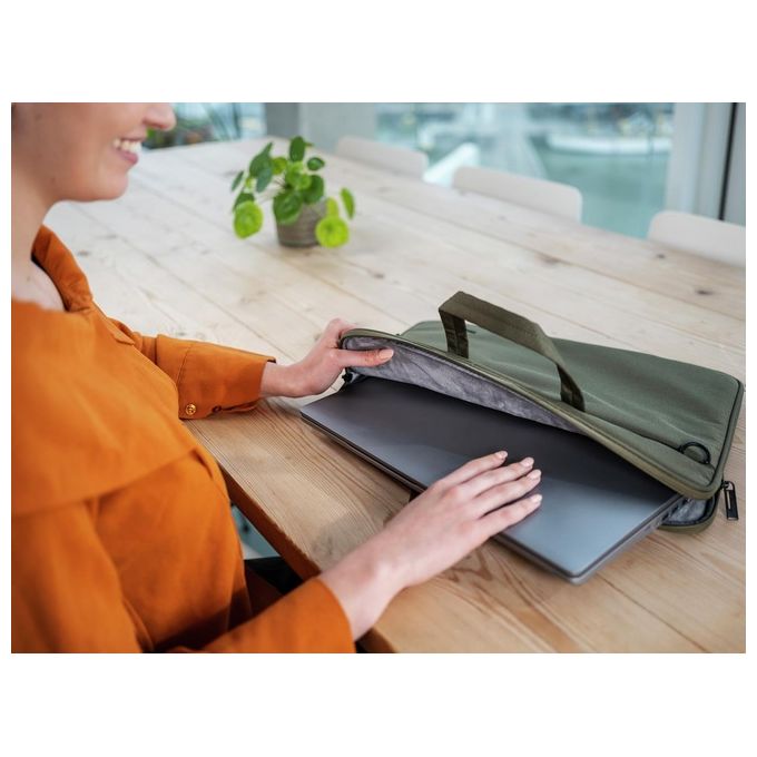 Trust Bologna Borsa per Notebook 16'' Valigetta Ventiquattrore Verde