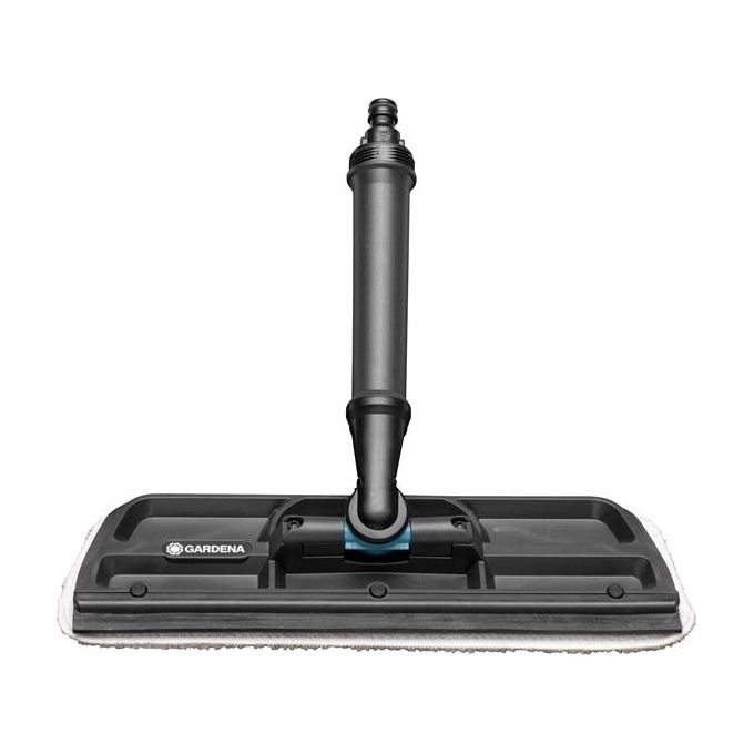 Gardena 18808-20 Cleansystem Tergivetro ad Acqua 31 cm Panno Microfibra Spatola Gomma Snodo 360°