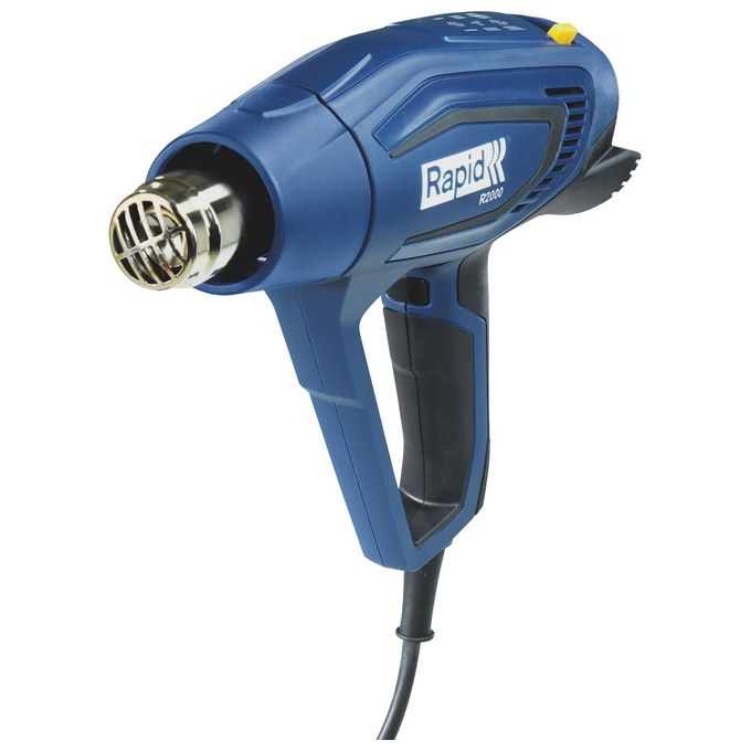 Rapid 5001352 R2000 Pistola Termica 2000 W Temperatura 60 600 °C Flusso Aria 250 500 l-min colore Nero
