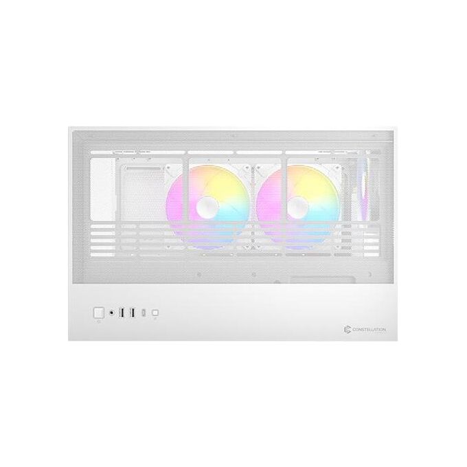Antec C8 ARGB WHITE Case PC Full Tower Supporto E-ATX Vetro Temperato Senza Cuciture 2 Ventole 160 mm 1 Ventola 140 mm ARGB PWM USB Type-C 360 mm Radiatore colore Bianco