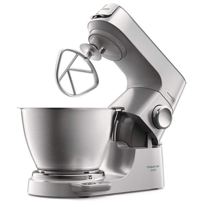 Kenwood KVC65.001SI Titanium Chef Baker Impastatrice Planetaria 1200W 5L Bilancia Integrata 6 Velocita' colore Argento
