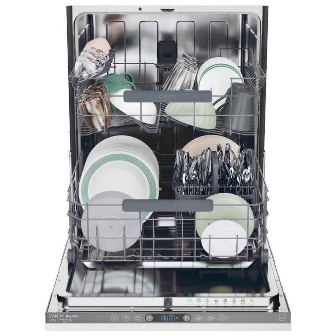 Candy CI 4C6F0A Rapido' Lavastoviglie a Scomparsa Totale 14 coperti Classe C 46 dB WiFi Bluetooth (82x60x56 cm) colore Antracite
