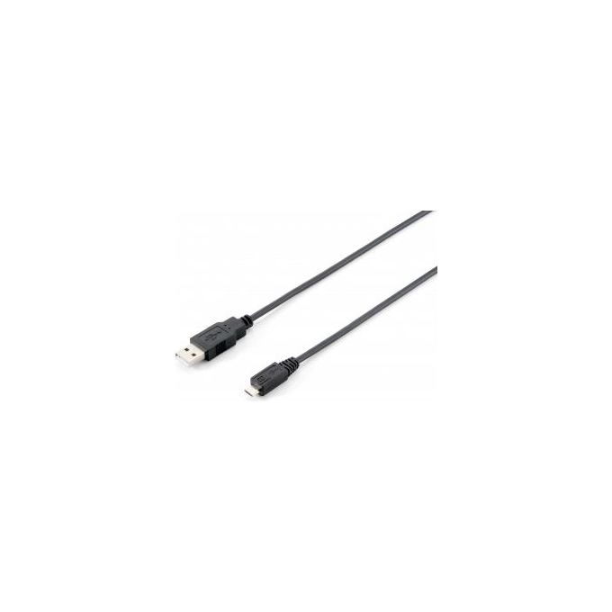 Equip Usb 2 Cbl A-m-micro B-m 1m Black