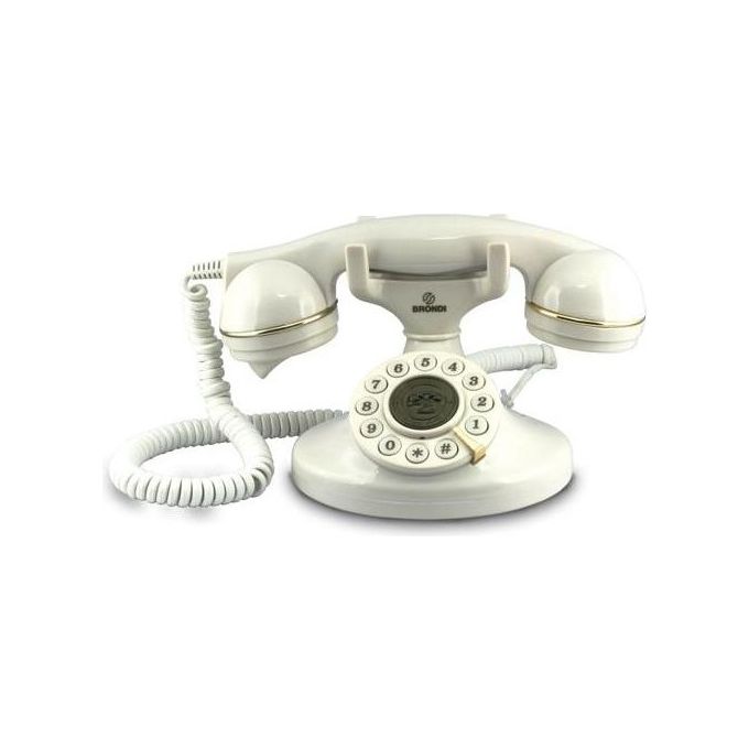 Brondi Telefono Vintage 10 Bianco