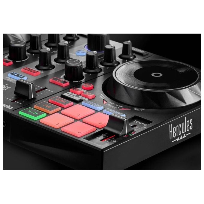 Hercules INPULSE200MK2 DJControl Inpulse 200 MK2 Controller DJ USB MIDI 2 Canali 8 Pad Serato DJ Lite DJUCED