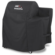 Weber 7192 Custodia Premium per Barbecue SmokeFire EX4 in Poliestere Impermeabile e Traspirante con Cinghie di Fissaggio colore Nero