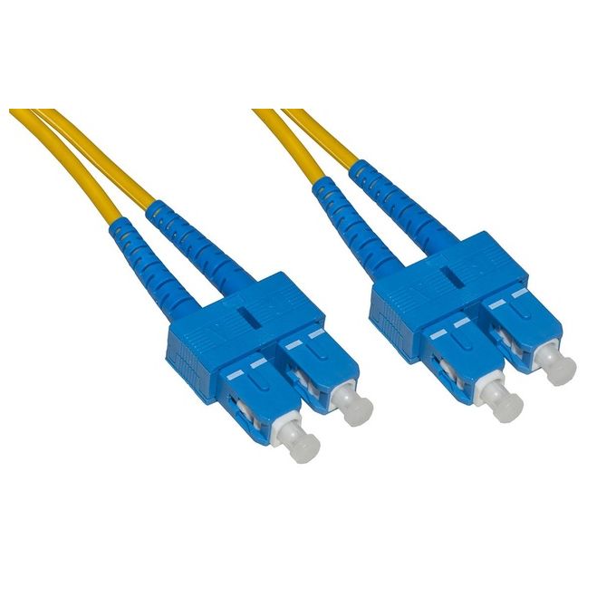 Link cavo fibra ottica sc a sc singlemode duplex 9-125 mt.15