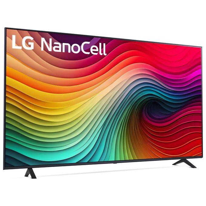LG 75NANO82T6B NanoCell Smart TV 75'' 4K Ultra HD WebOS 24 3 HDMI Wi-Fi Processore α5 Gen7 colore Marrone