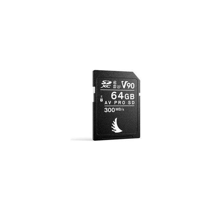 Angelbird 17105011064 AV Pro MK2 Scheda di Memoria SDXC 64GB UHS-II V90 300 MB-s 280 MB-s colore Nero