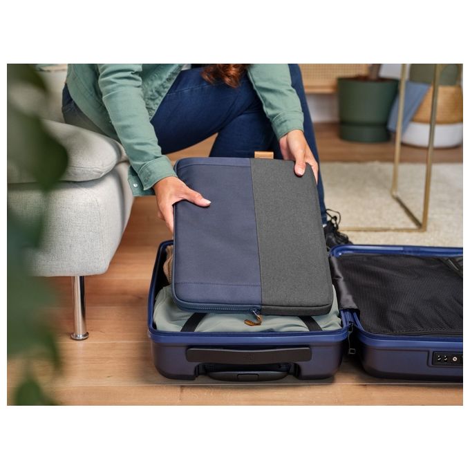 Trust Lisboa Custodia a Tasca per Notebook 16'' Blu
