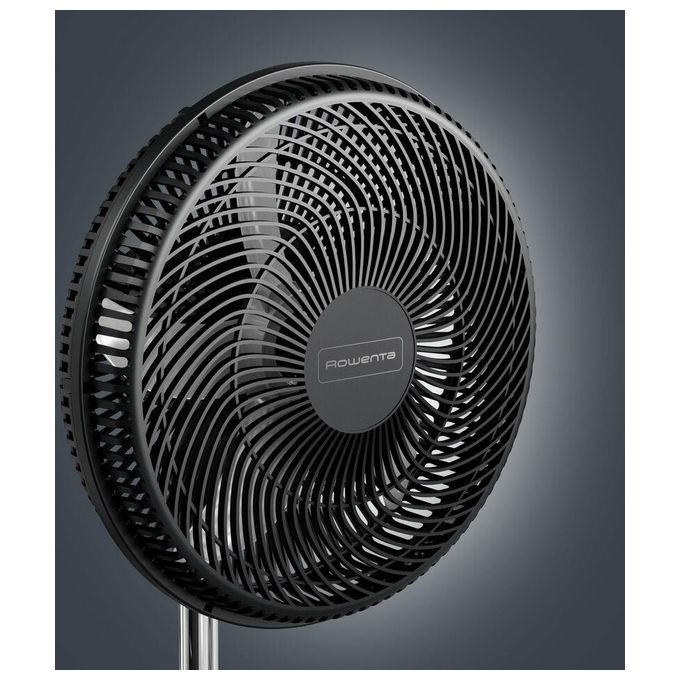 Rowenta VU3110F0 Turbo Essential Ventilatore a Piantana 3 Velocita' 40 cm 2220 m³-h 58 dB colore Nero