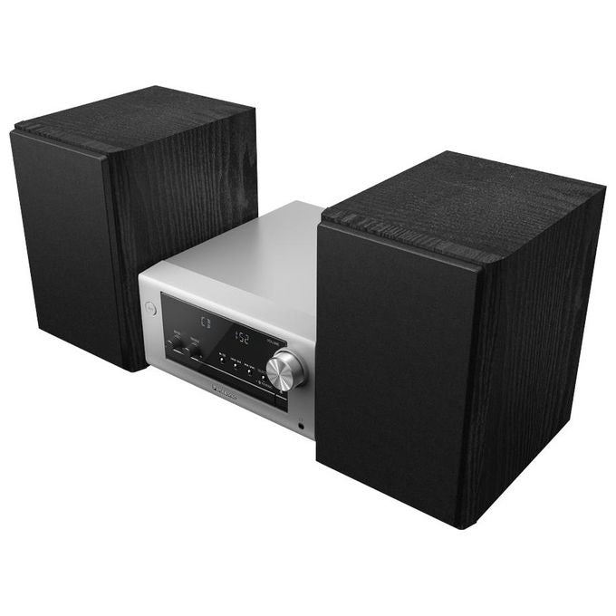 Panasonic SC-PM702EG-S Micro Hi-Fi Stereo CD Radio DAB+ FM Bluetooth 80W colore Argento
