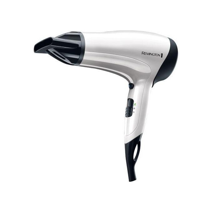 Remington D3015 Asciugacapelli 2000W Griglia Ionica in Ceramica Bianco