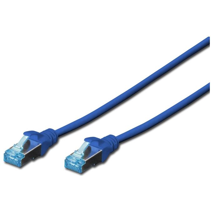 Digitus Premium DK-1531-050-B Cavo di Rete 5mt Cat5e SF-UTP S-FTP Blu
