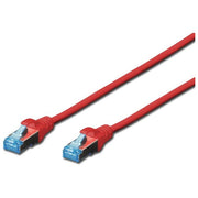Digitus DK-1532-005 Cavo di Rete Cat5e SF-UTP S-FTP 0,5mt Rosso