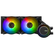 MSI 306-7ZW5E11-C24 MAG CoreLiquid E240 Raffreddatore a Liquido ARGB 2x120mm con Pompa 3000 RPM e Compatibilita' AMD AM5 AM4 Intel LGA1700 LGA1200 colore Nero