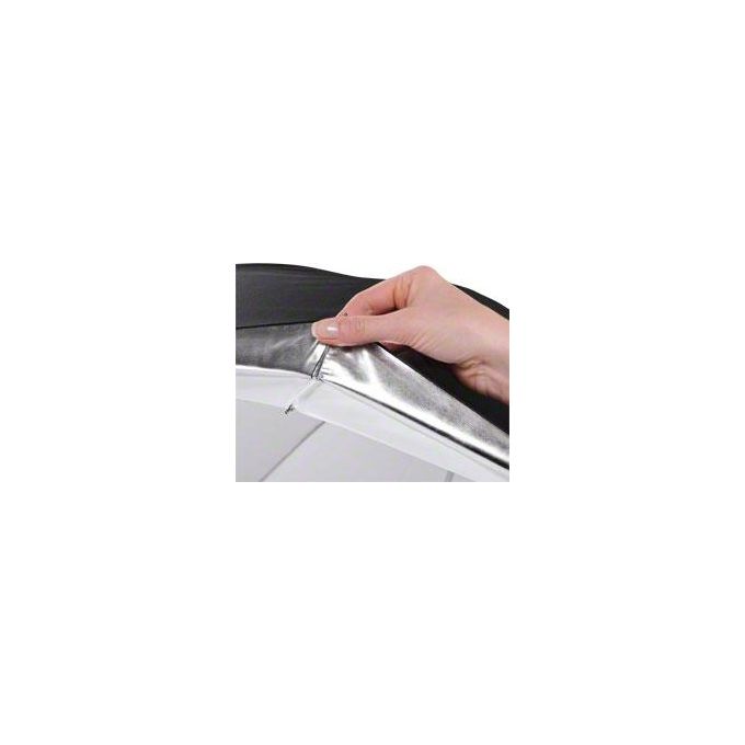 Walimex 17656 Walimex pro Parasole riflettente e traslucido 2in1 Diametro 150 cm Peso 690 g colore Nero Bianco