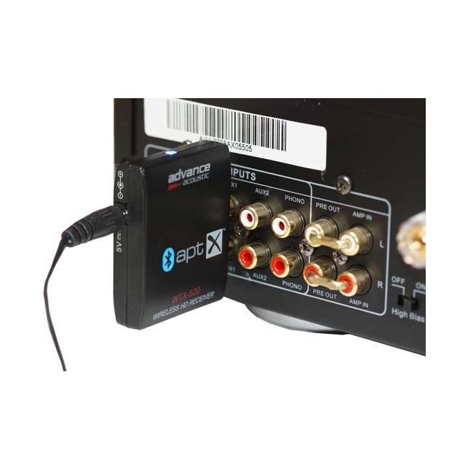 Advance Paris WTX500 Ricevitore Audio Bluetooth aptX AAC RCA Hi-Fi Wireless colore Nero