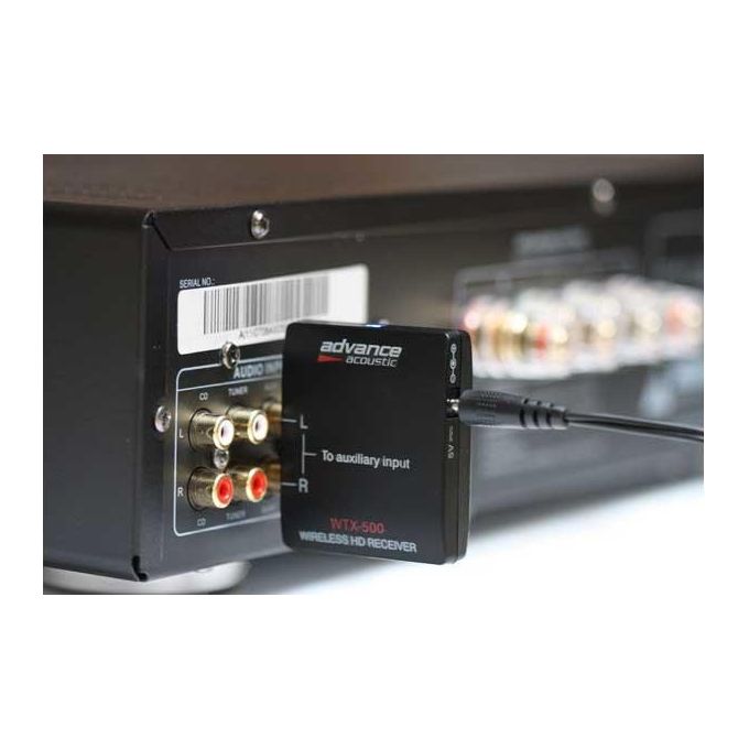 Advance Paris WTX500 Ricevitore Audio Bluetooth aptX AAC RCA Hi-Fi Wireless colore Nero