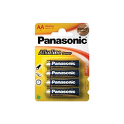 Panasonic Batterie Alcaline AA LR6 1.5V Alkaline Power - Confezione da 4 Pezzi