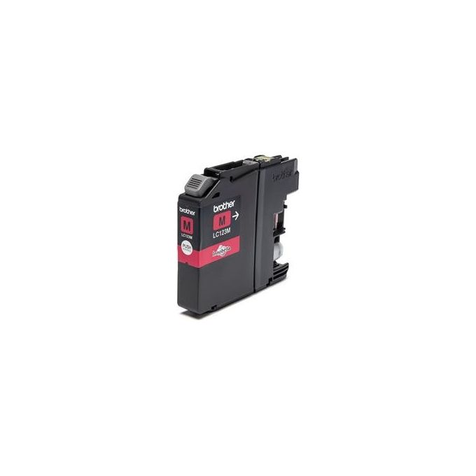 Brother Magenta Lc-123m 600 Pagine Blister