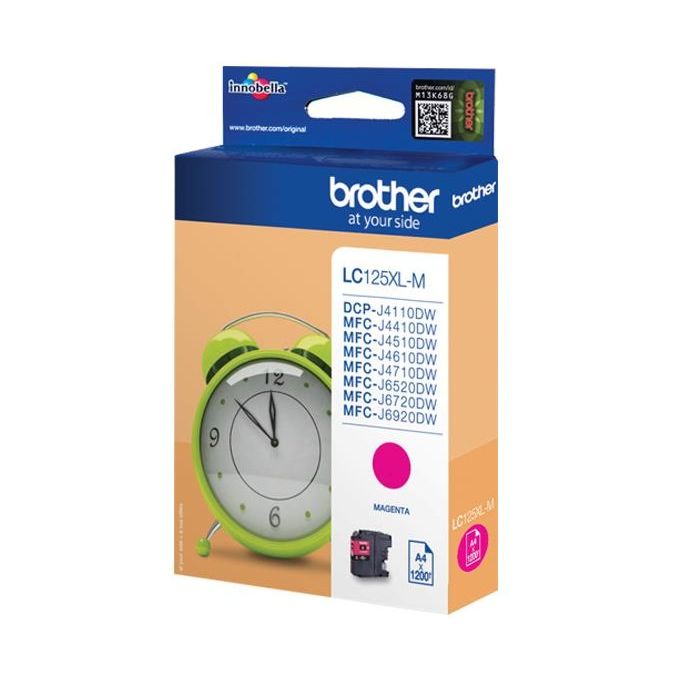 Brother Magenta Lc-125xlm 1200 Pagine
