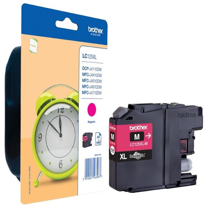 Brother Magenta Lc-125xlm 1200 Pagine