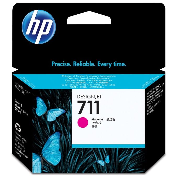 HP CZ131A DesignJet 711 Cartuccia Inchiostro Inkjet 29 ml per T120 T520 colore Magenta