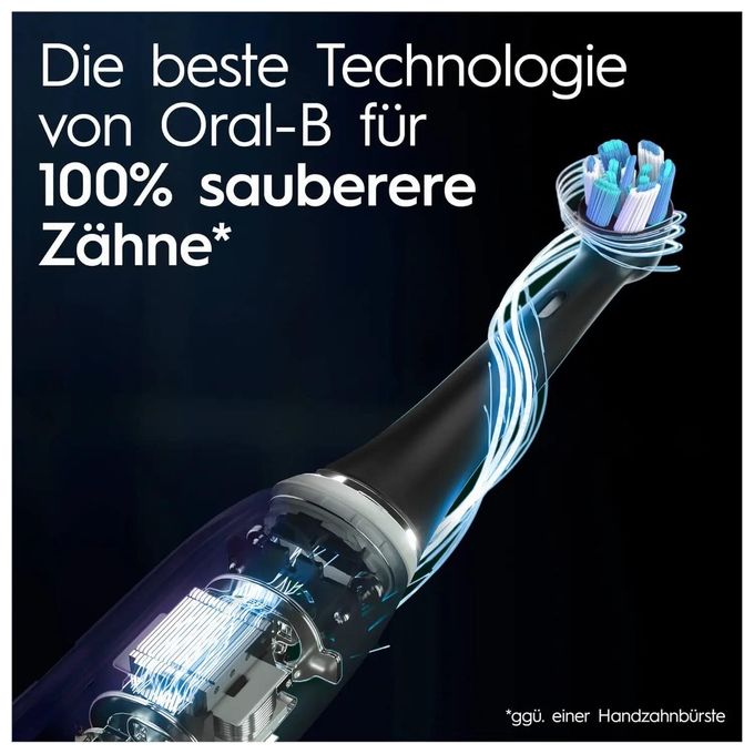Oral-B 812068 iO10 Spazzolino elettrico con tecnologia rotante 7 modalita' indicatore pressione intelligente autonomia non specificata colore Nero