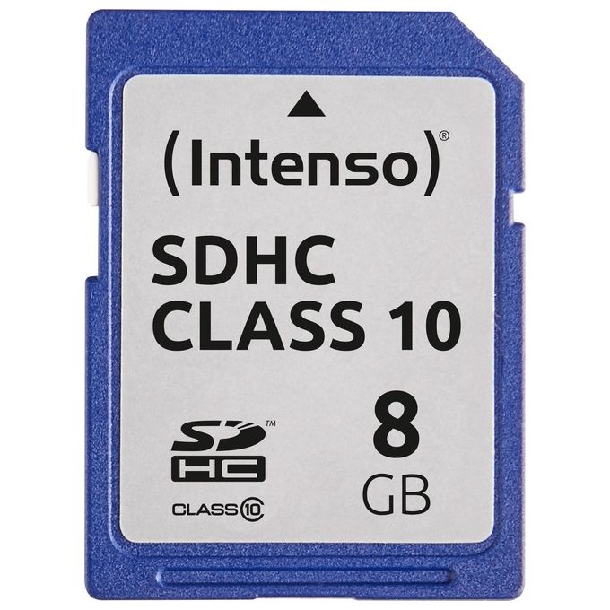 Intenso 3411460 Memoria Flash 8Gb SDHC Classe 10