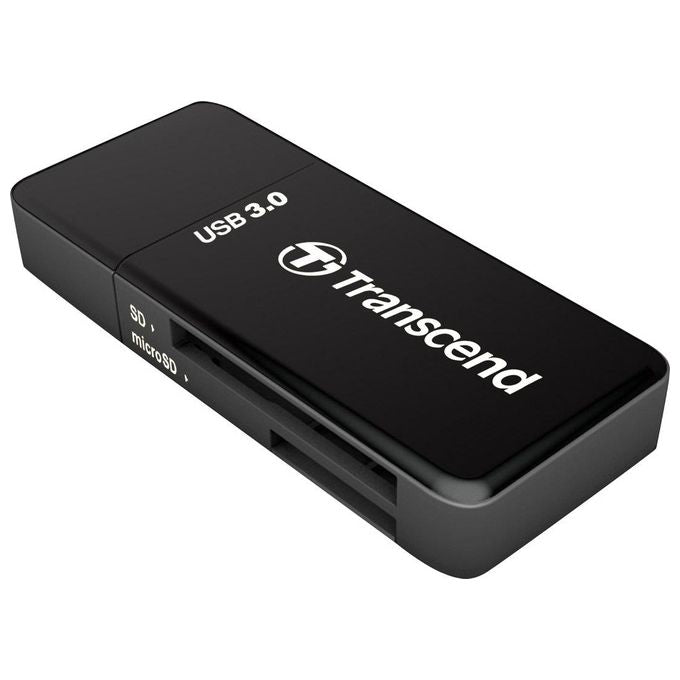 Transcend Flash Memory Card Reader Rdf5 Usb3 Microsd-sd Black