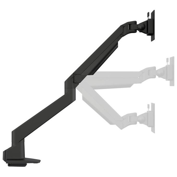 Multibrackets 737167 M VESA Gas Lift Arm Singolo Braccio Monitor fino a 32'' morsetto da tavolo portata 10 Kg VESA 75x75 100x100 colore Argento