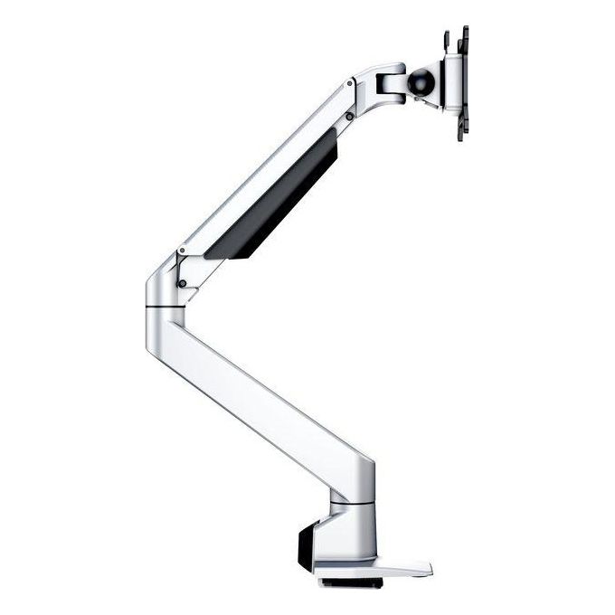 Multibrackets 737167 M VESA Gas Lift Arm Singolo Braccio Monitor fino a 32'' morsetto da tavolo portata 10 Kg VESA 75x75 100x100 colore Argento