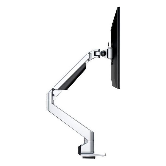 Multibrackets 737167 M VESA Gas Lift Arm Singolo Braccio Monitor fino a 32'' morsetto da tavolo portata 10 Kg VESA 75x75 100x100 colore Argento