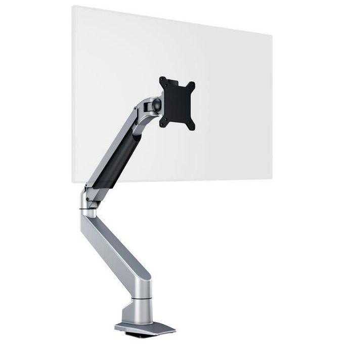Multibrackets 737167 M VESA Gas Lift Arm Singolo Braccio Monitor fino a 32'' morsetto da tavolo portata 10 Kg VESA 75x75 100x100 colore Argento