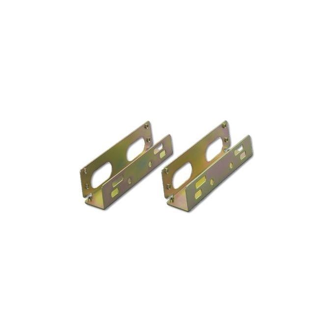 Digitus coppia frame universale in metallo con viti hd 3,5''  per montaggio su alloggiamenti 5.25'' (a-90112)